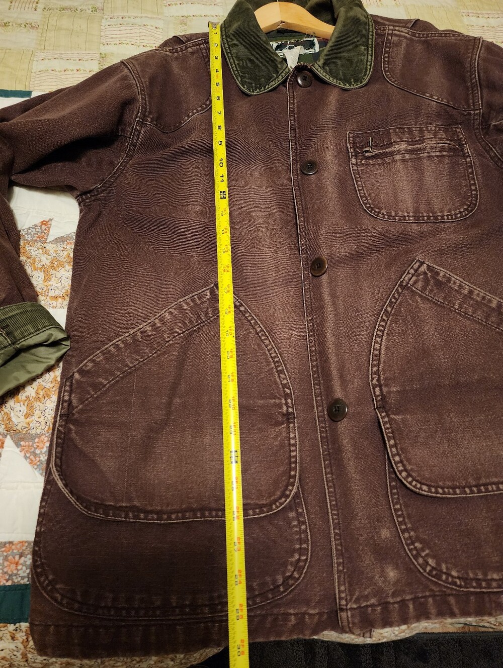 Vintage L.L.Bean 90's brown chore coat medium - Picture 9 of 13